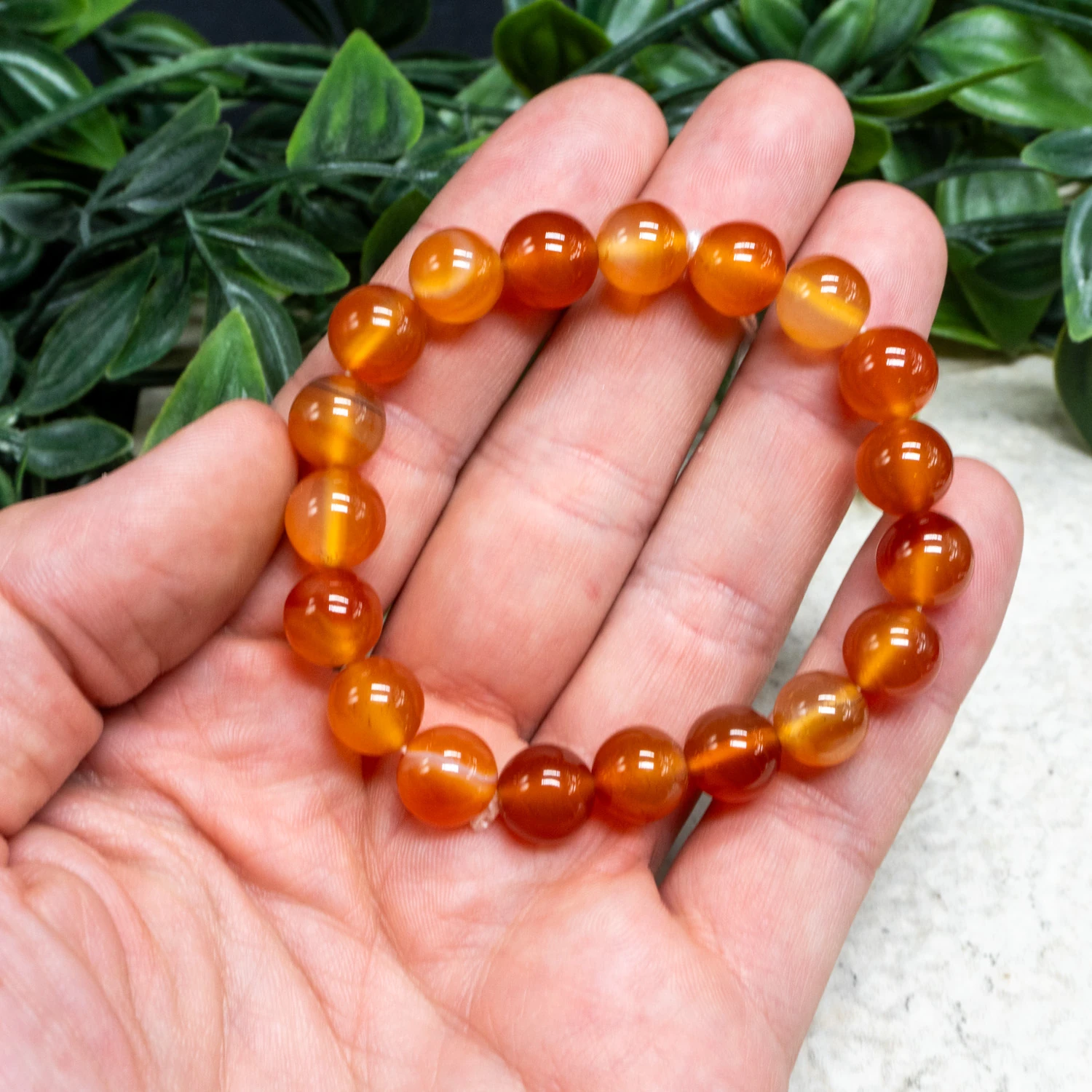 明途有志·10毫米紅玉髓手串